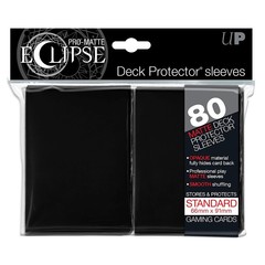 Ultra Pro Standard Size PRO-Matte Eclipse Sleeves - Black - 80ct